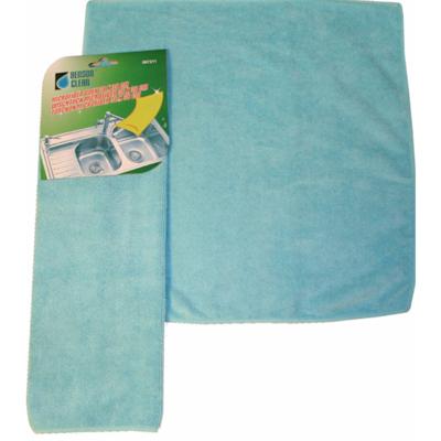 Benson Microvezel doek - 38 x 38 cm - blauw - schoonmaak doek - dweil