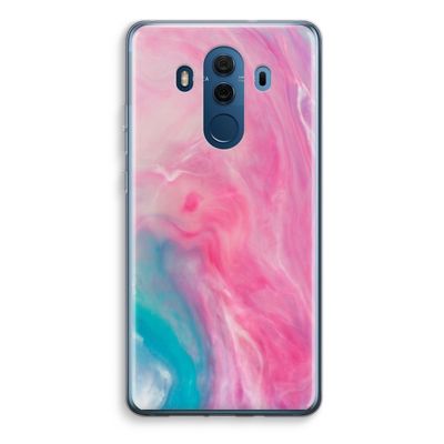 Roze explosie: Huawei Mate 10 Pro Transparant Hoesje