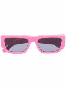 Chiara Ferragni lunettes de soleil à monture carrée - Rose