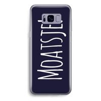 Moatsje!: Samsung Galaxy S8 Plus Transparant Hoesje