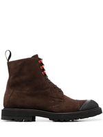 Kiton bottines en daim à lacets - Marron