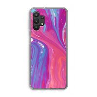 Paarse stroom: Samsung Galaxy A32 5G Transparant Hoesje