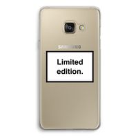 Limited edition: Samsung Galaxy A3 (2016) Transparant Hoesje