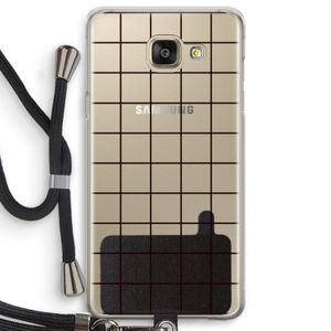 Rooster: Samsung Galaxy A5 (2016) Transparant Hoesje met koord