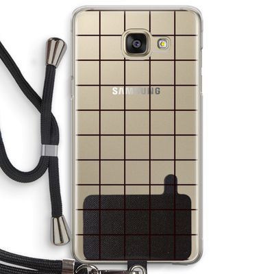Rooster: Samsung Galaxy A5 (2016) Transparant Hoesje met koord