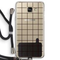 Rooster: Samsung Galaxy A5 (2016) Transparant Hoesje met koord