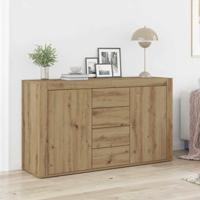 Dressoir met lade Artisan Eiken 120 x 36 x 69 cm Bewerkt hout