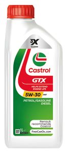 Motorolie Castrol GTX 5W30 1L GTX RN17 / C3 1L 15CC2F