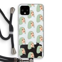 King Kylie: Pixel 4 Transparant Hoesje met koord