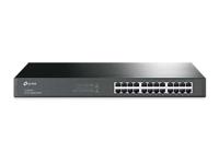 TP-Link TL-SG1024 Unmanaged Gigabit Ethernet (10/100/1000) 1U Zwart