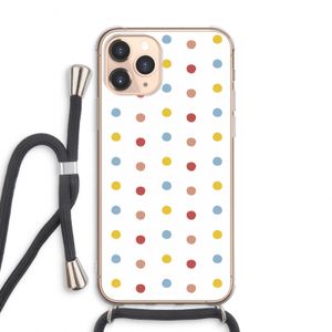 Bollen: iPhone 11 Pro Max Transparant Hoesje met koord