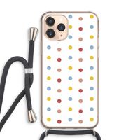 Bollen: iPhone 11 Pro Max Transparant Hoesje met koord