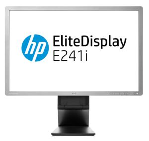 HP EliteDisplay E241i, 61 cm (24"), 1920 x 1200 pixels, LED, 8 ms, 250 cd/m², Silver