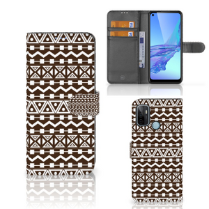 OPPO A53 | OPPO A53s Telefoon Hoesje Aztec Brown