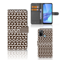 OPPO A53 | OPPO A53s Telefoon Hoesje Aztec Brown - thumbnail