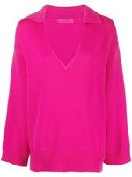 Valentino Garavani pull en cachemire à détail VGold - Rose