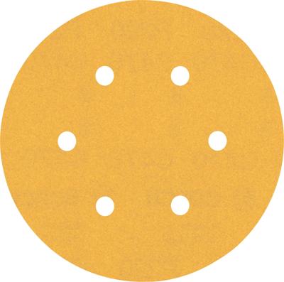 Bosch Accessoires Expert C470 schuurpapier voor excenterschuurmachines 150 mm, 6 gaten, K220 50-delig - 1 stuk(s) - 2608901123