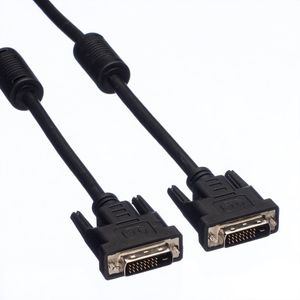 VALUE DVI monitorkabel, DVI M/M, (24+1) dual link, 5,0m, 5 m