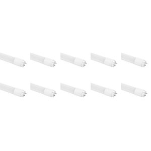 LED TL Buis T8 10 Pack - Aigi - 120cm 18W High Lumen 140 LM/W - Natuurlijk Wit 4000K