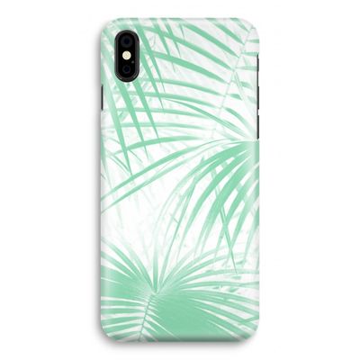 Palmbladeren: iPhone Xs Volledig Geprint Hoesje