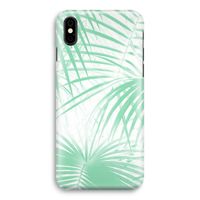 Palmbladeren: iPhone Xs Volledig Geprint Hoesje
