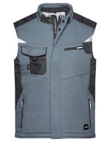 James & Nicholson JN825 Craftsmen Softshell Vest -STRONG- - Carbon/Black - S