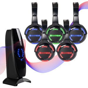 Silent Disco Set - 5 Koptelefoons met zender