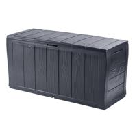 Keter Sherwood Opbergbox - 270L - 117x45x58cm - Antraciet