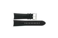 Horlogeband Armani AR0428 Leder Zwart 24mm