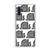 Cats: Samsung Galaxy Note 10 Plus Transparant Hoesje