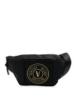 Versace Jeans Couture sac banane à patch logo - Noir