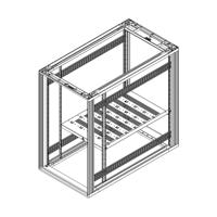 Schroff 27230169 19 inch Strip voor patchkast