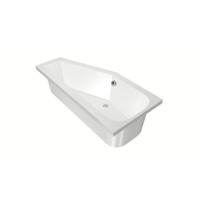 Xenz Lagoon Hoekbad - 160x75x48 - afvoer Midden - Links - Compact - acryl - wit 6980-01
