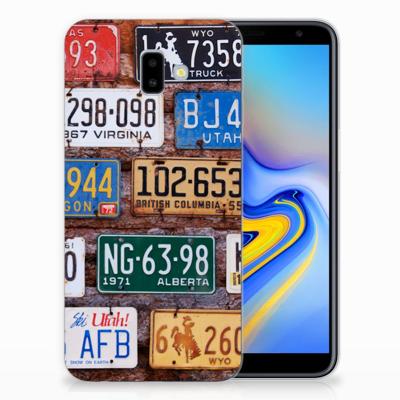 Samsung Galaxy J6 Plus (2018) | Siliconen hoesje | met foto Kentekenplaten