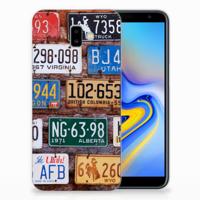 Samsung Galaxy J6 Plus (2018) | Siliconen hoesje | met foto Kentekenplaten