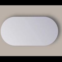 Spiegel Sanicare Q-Mirrors 100x70 cm Ovaal/Rond Met Rondom LED Cold White incl. ophangmateriaal - thumbnail