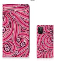 Samsung Galaxy A41 | Bookcase | Swirl Pink