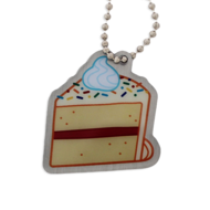 Celebrating Community Party Travel Tag - Cake