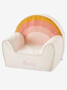 Personaliseerbare schuimrubberen regenboogfauteuil wit - 11-0602 tcx