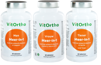 VitOrtho Meer-in-1 Man, Vrouw en Tiener Tabletten Combivoordeel