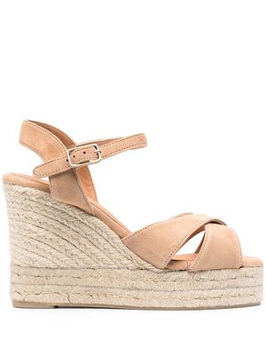 Castañer espadrilles à talon compensé - Tons neutres