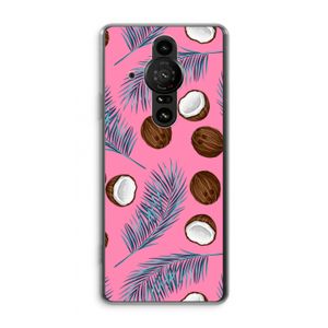 Kokosnoot roze: Sony Xperia Pro-I Transparant Hoesje