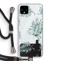 Simple leaves: Pixel 4 XL Transparant Hoesje met koord