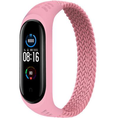 Xiaomi Mi 3/4/5/6 Nylon Gevlochten Solo Band - Roze Xiaomi Mi 3/4/5/6 Nylon Gevlochten Solo Band - Roze