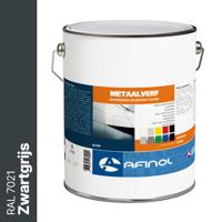 Afinol Metaalverf Zwartgrijs (RAL 7021) 5 liter