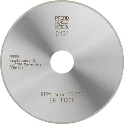PFERD TOOLS 68412115 D1A1R 125-1,4-20 D 151 GAD Diamanten doorslijpschijf Diameter 125 mm Boordiameter 20 mm Duroplast, Glas, Hardmetaal, Schurende materialen,