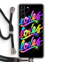 Loves: Samsung Galaxy S21 Plus Transparant Hoesje met koord