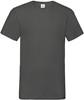 Fruit Of The Loom F270 Valueweight V-Neck T - Light Graphite (Solid) - XXL