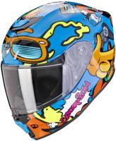 SCORPION EXO-Jnr Air Fun, Kinder motorhelm, Blauw-Oranje