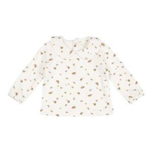 Little Dutch longsleeve met ronde kraag White Blossom Maat